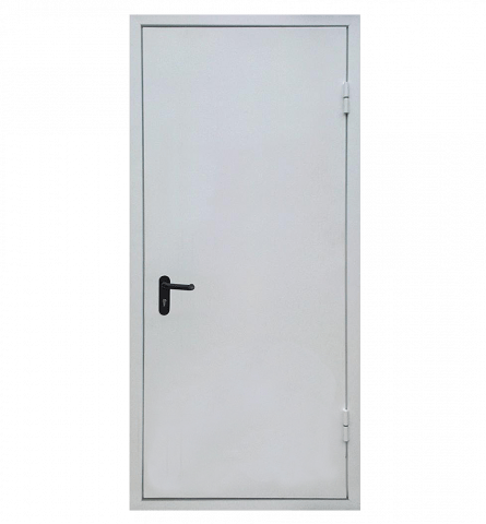 Металлическая сплошная дверь